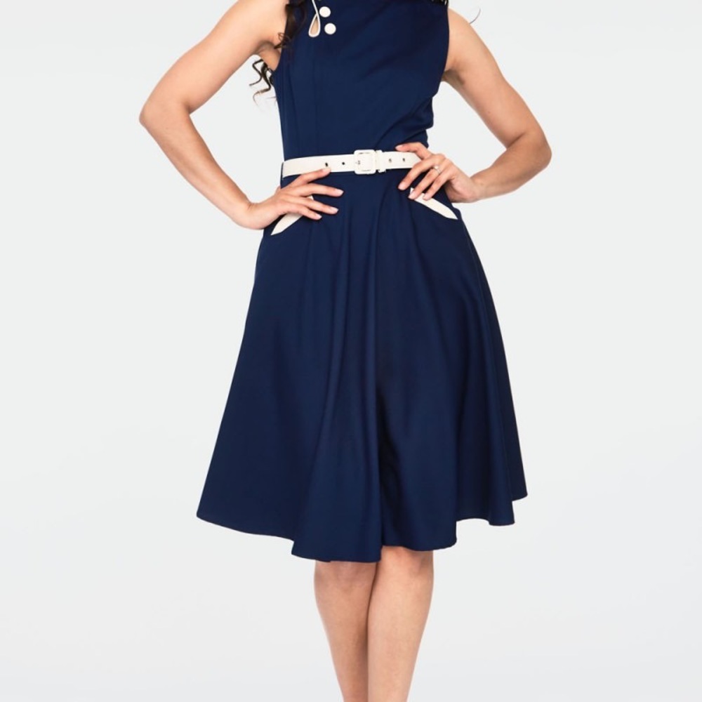 Voodoo Vixen navy dress